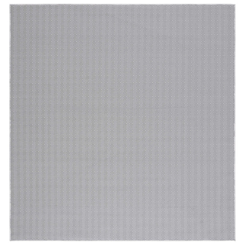 Tapis intérieur / extérieur Akeley, Carré 6 pi 5 po
