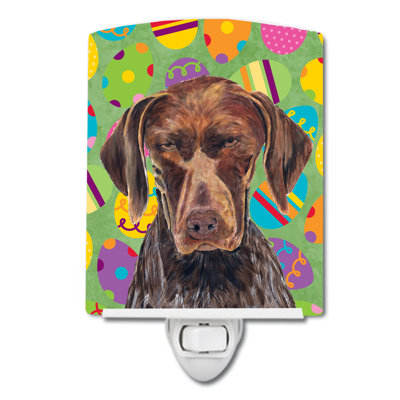 Flat Coated Retriever SantaMarina Eggtravaganza Ceramic Night Light