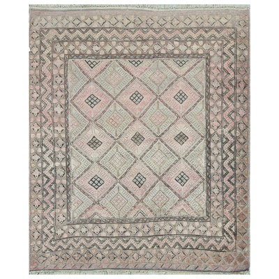 Afghan One-of-a-Kind 5'2" X 6' Area Rug
