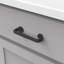 Poignée à poignée de la collection Craftsman - Poignée d'armoire de centre à centre de 3-3 / 4 po en bronze huilé - Quincaillerie pour tiroirs et armoires Craftsman-90926562-124243438