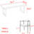 Nordic style iron and solid wood dining table set.