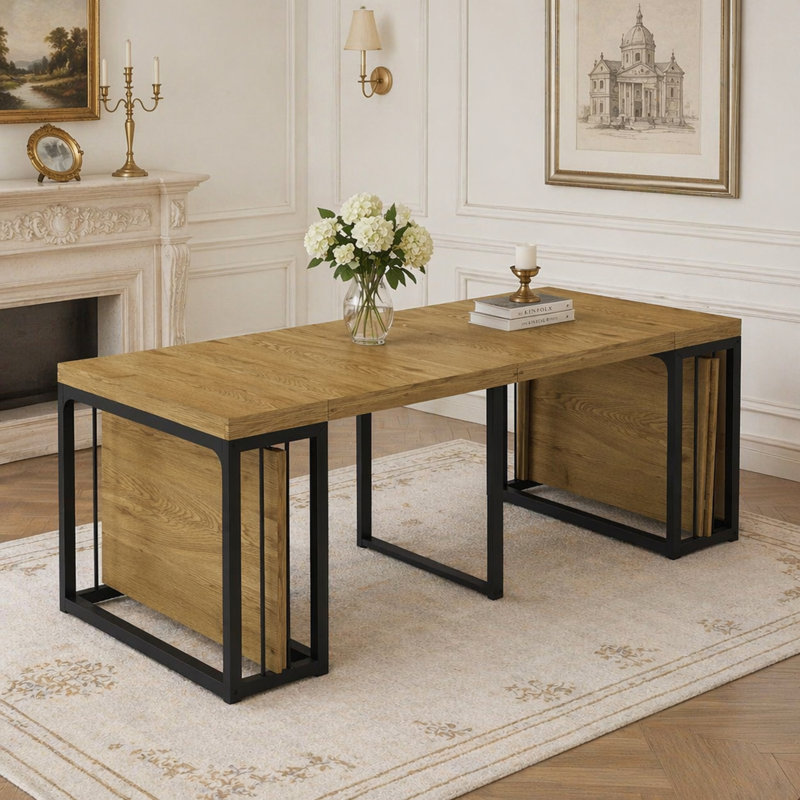Table de salle à manger extensible Modern, Oak