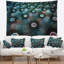 Tapisserie floral bleu floral sur le monde étranger-28494259