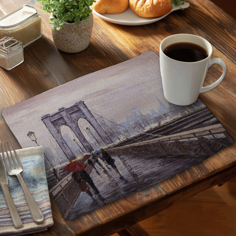 Napperons Brooklyn Bridge Ensemble de 4
