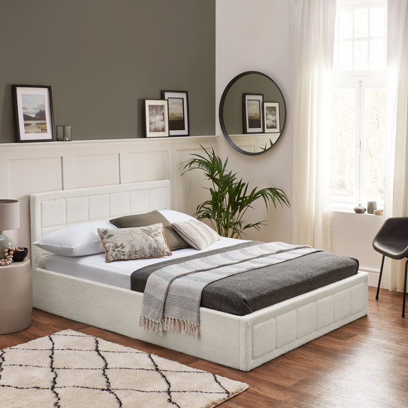 Aiydan Upholstered Storage Bed, Small Double (127 x 204 cm)