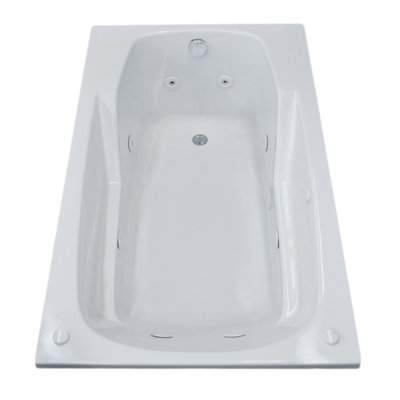 Anguilla 72'' x 36'' Whirlpool Bathtub