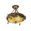 Rustic Lodge 3 - Light Semi Flush Mount