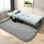 Lits portatifs avec rangement, lit d'appoint compact moderne en acier et en bois pour la maison