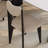 White sintered stone dining table-105507837
