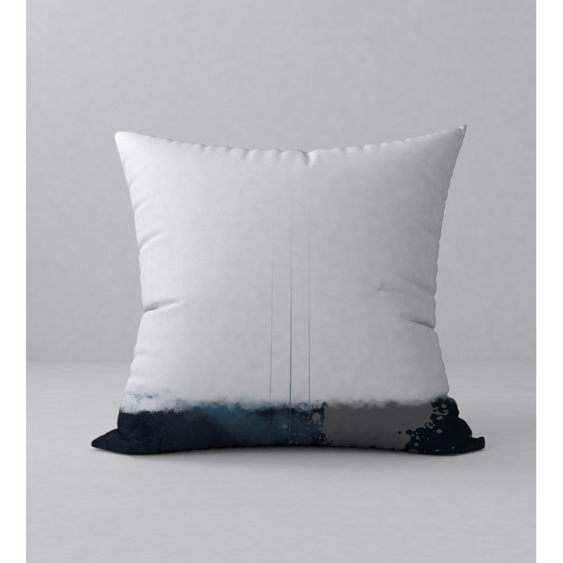 Abstract Throw Pillow, 20" H x 20" W