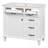 Bathroom Vanity with Sink, Flip Drawers and Adjustable Shelf-973942234