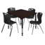 Ensemble de table de salle à manger et de chaises Kee Square-73412850-73412838