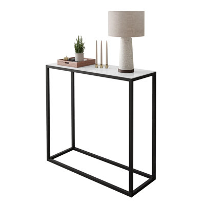 Konsolentisch MODERN 100 Cm Glasplatte/Chrom