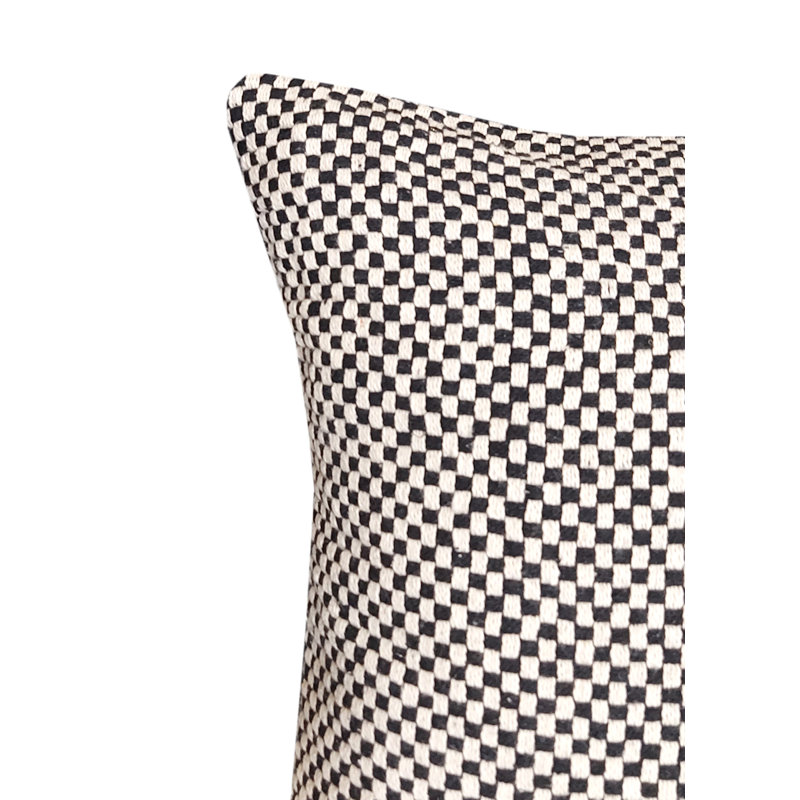 Coussin intérieur / extérieur carré à carreaux