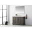 Ensemble de meuble-lavabo autoportant simple 48 po avec plateau en marbre Vannes-1705345068
