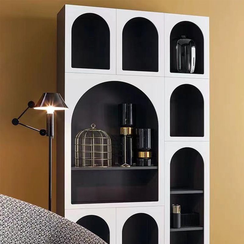 Modern creative arched open bookcase