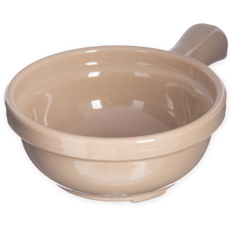 8 Oz. Handled Soup Bowl, Stone