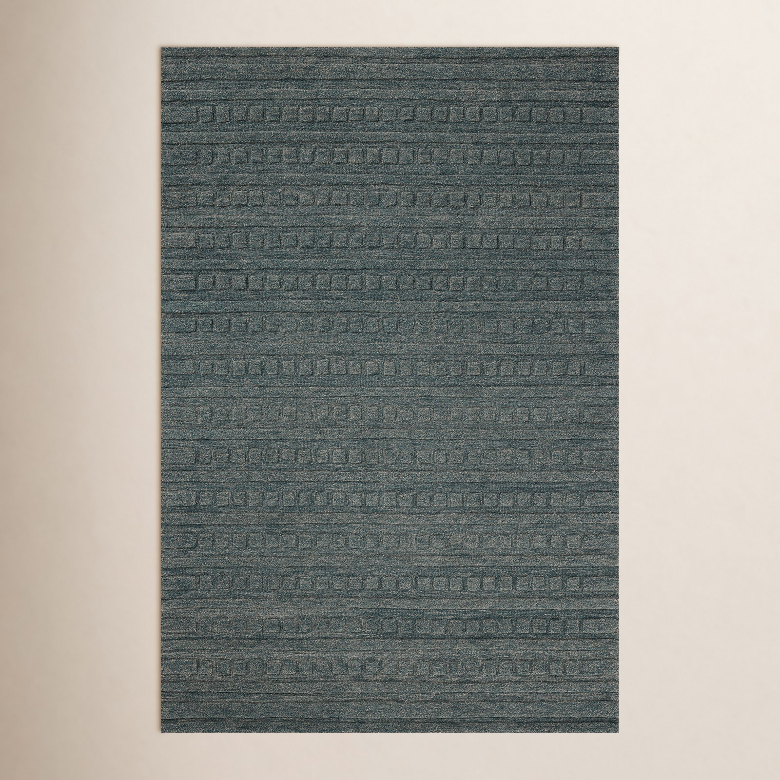 Chris Loves Julia x Loloi Bradley Teal Rug, Rectangle 7'9" x 9'9"
