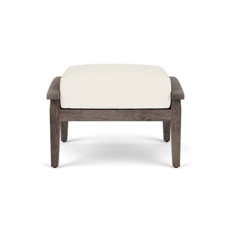Frontier Outdoor Ottoman, Sailcloth Salt