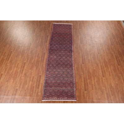 All-Over Geometric Traditional Runner Rug 4x12