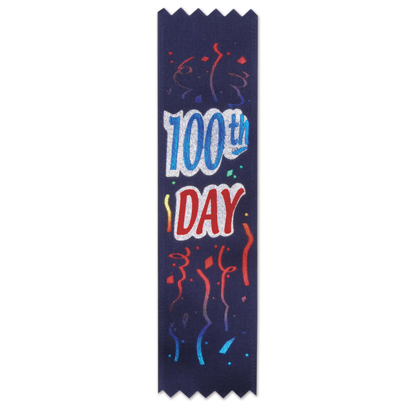 «100th» Day Value Pack Rubans