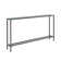 Lathem Glass Top Console Table