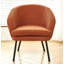 Fauteuil demi-tonneau en velours côtelé Corduroy-130138571