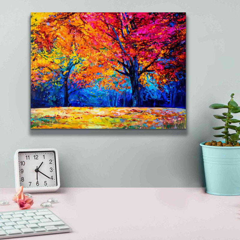 «August» par Epic Portfolio, impression sur toile, estampe numérique, H 12 po x l 16 po x P 0,75 po