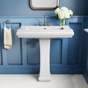 Lavabo de salle de bain 34 po