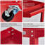 Chariot utilitaire à 3 niveaux, chariot de service en acier robuste avec roulettes verrouillables à 360 degrés, chariot à outils sur roulettes à 3 tablettes pour garage, atelier, atelier, cuisine