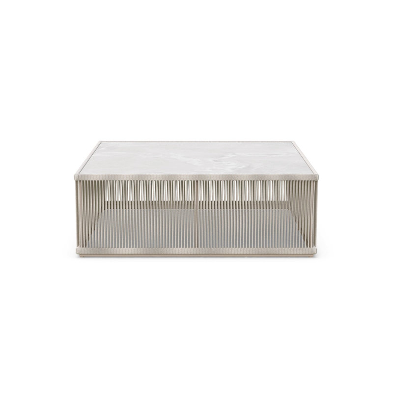 Malta Square Coffee Table Dekton Top, Helena, Birch