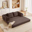 Canapé-lit modulaire pliable en velours côtelé convertible, aucun assemblage requis pour le salon, la chambre à coucher ou le bureau-33566051-37739515