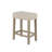 VANILLA REAL MARBLE SOFA TABLE WITH POWER AND 3 STOOLS