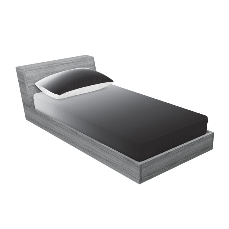 Ensemble de draps et taies décoratives Ambesonne, Ensemble de draps pour lit simple avec deux taies 