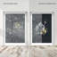 Midnight Flora Set Shadowbox Floral & Botanical Print by Oliver Gal, Black Frame, 10 x 15-294893938-294893941