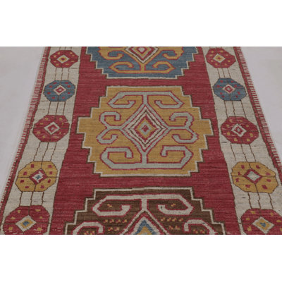 Burano One-of-a-Kind 3'7x10'4 Hand Knotted Area Rug