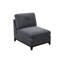 Canapé modulaire à accoudoirs carrés de Chenille-75532731