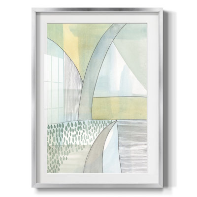 Mint Reflection II -Framed Print