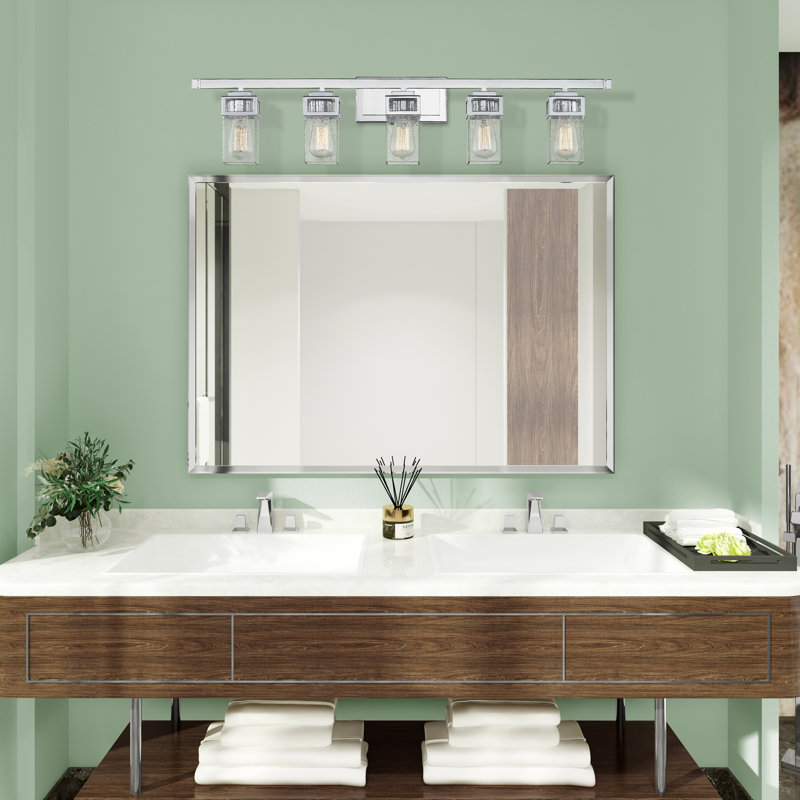Nailwell 5 - Light Dimmable Vanity Light, Polished Chrome