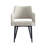 Hickson Leatherette Dining Arm Chair with Metal Legs in Stone-1036469735-1037030197