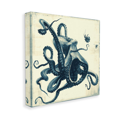 Art mural rétro sur toile par Octopus