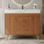 Meuble-lavabo autoportant moderne de 36 po avec plateau en pierre frittée, lavabo en céramique et rangement intelligent-1457769085