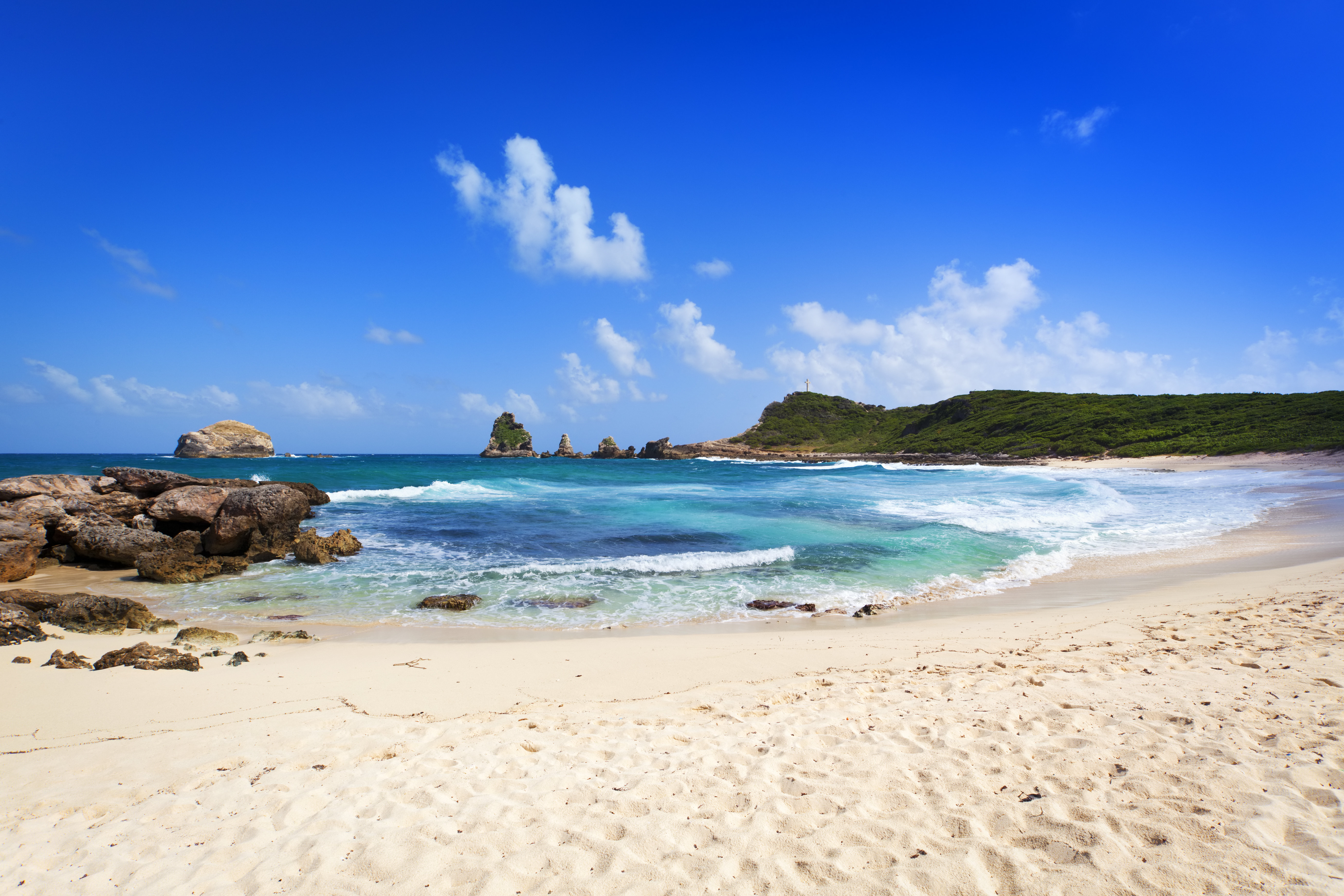 Highland Dunes Beach and Rocks - Wrapped Canvas Photograph | Wayfair