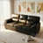Foil Fabric Black