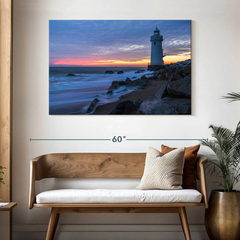 Paysage de phare Aletra, H 32 po x l 48 po