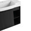 Meuble-lavabo mural 28 po avec lavabo en céramique blanche et porte à fermeture en douceur 28 po-1236443317