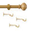Tringle à rideau ajustable Samir Rustic-268032697-268032696