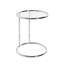 Augu Glass Top C Table End Table