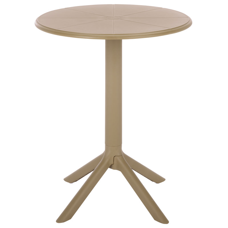 Azalaya Round Bistro Table, Beige