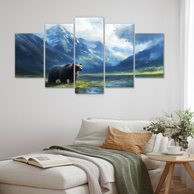 Villisca - ours 2 - art mural moderne
